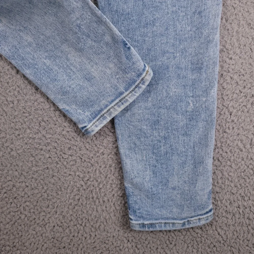 BKE Jeans 26 Stella Ankle Skinny Slim Fit Low Rise Distressed Light Wash